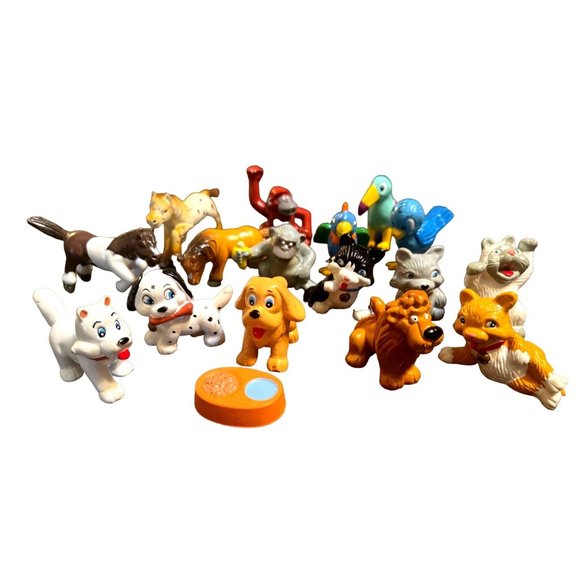 Jasman Other - Vtg 1990's Jasman Mini Animal Figures Dogs Cats Birds Horses Apes